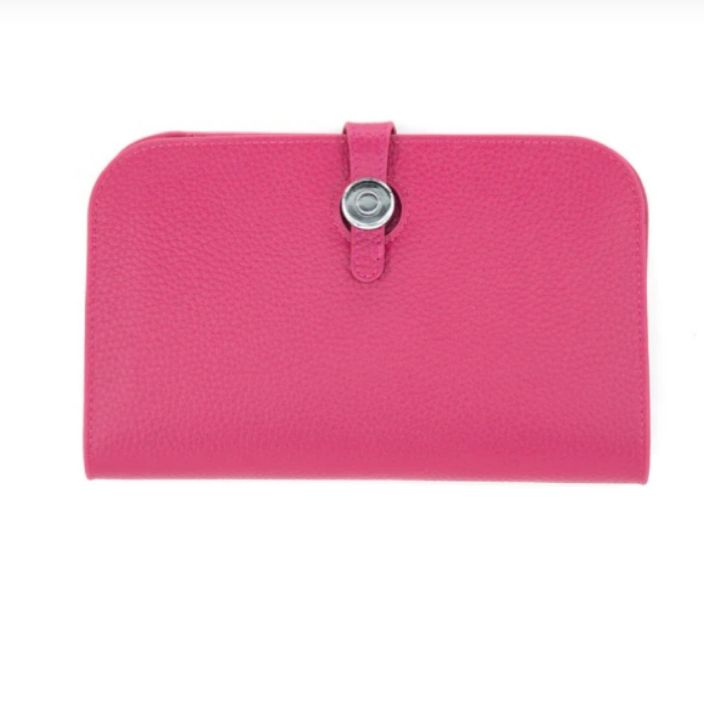 Pink Leather Wallet